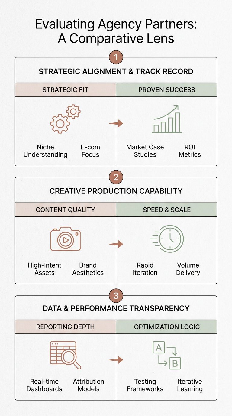 Infographic: How to Choose a TikTok Shop Agency: Step by Step (How to Choose a TikTok Shop Agency: What Brands Should Compare)